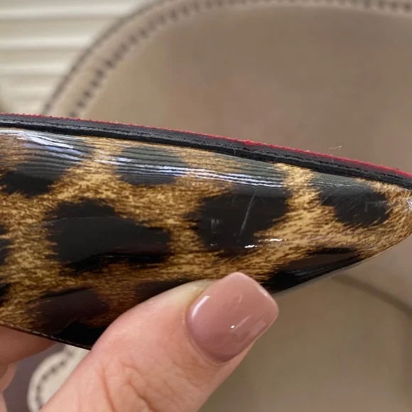 Christian Louboutin Tan and Black Stiletto Heels - Picture 8 of 10